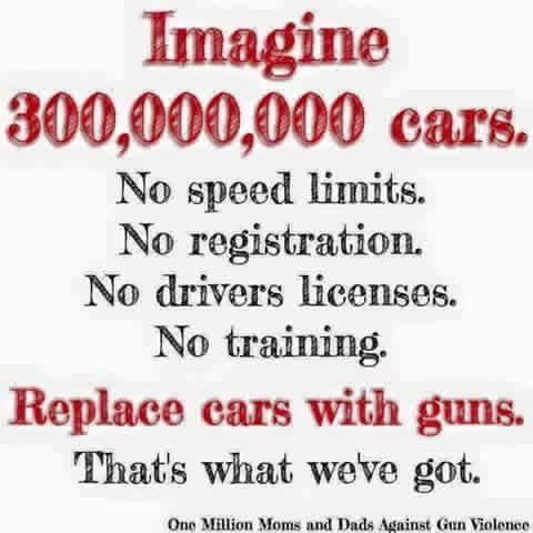 Cars compared to guns