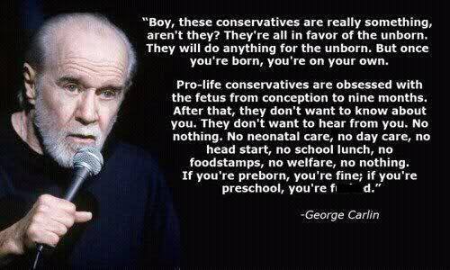 Conservatives only care about the unborn, not the born