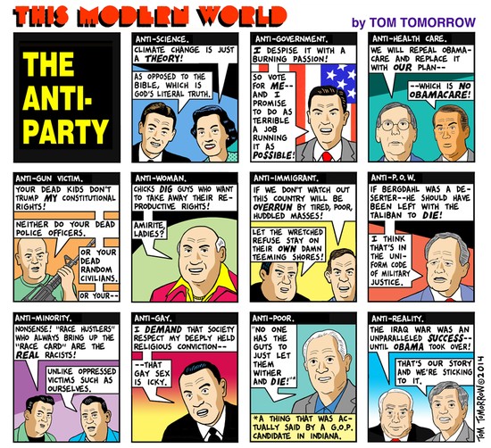 Tom Tommorow's The Anti-Party