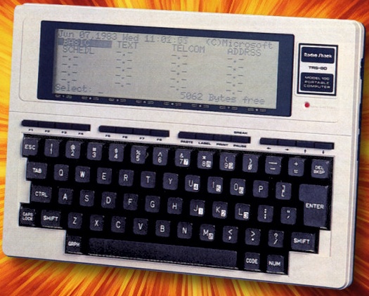 RAdio Shack TRS 80 model 100